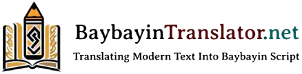 Baybayin Translator Main Logo